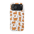 Playful Cats Phone Case – White Edition | Cute Kitten Pattern | iPhone case